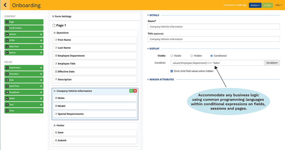 screenshot of Kinetic Data